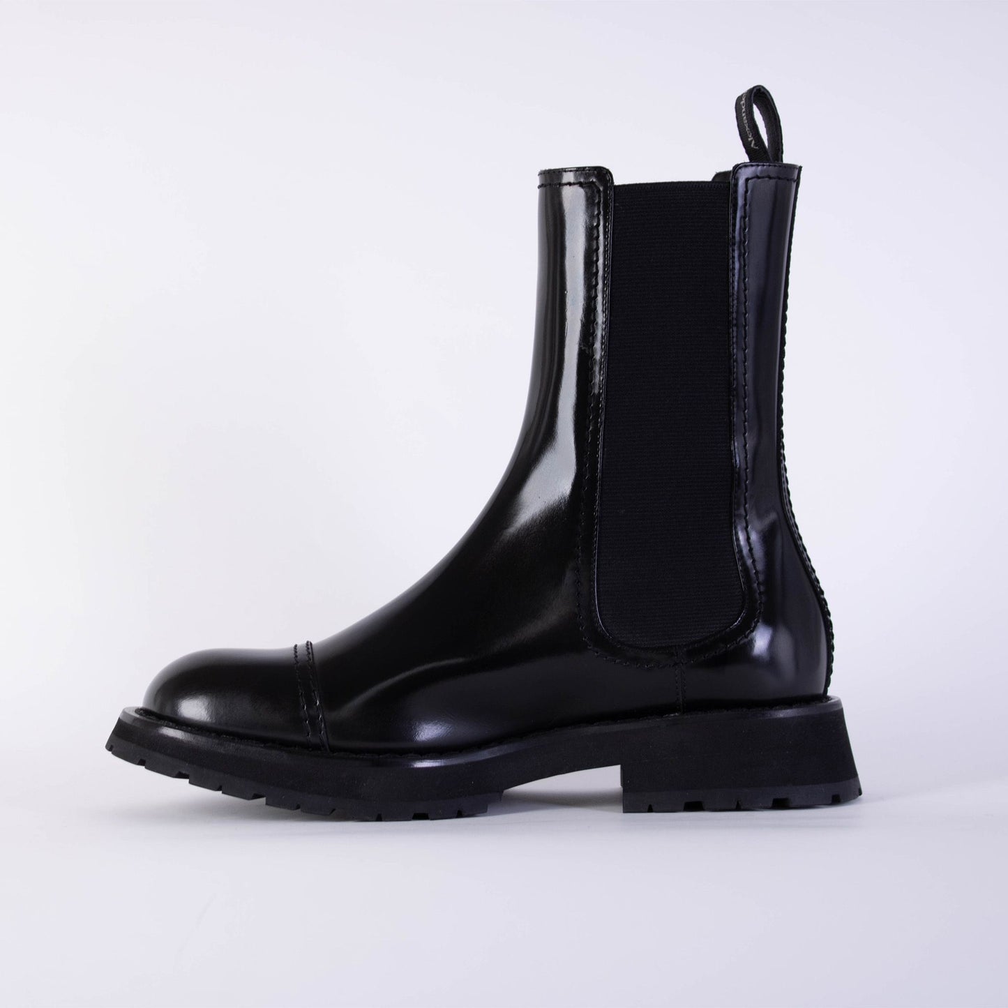 Elegant Combat Ankle Leather Boots