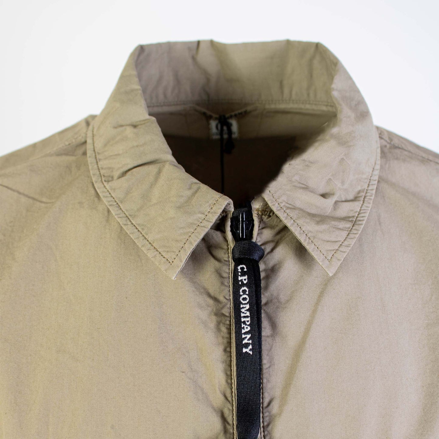 Elegant Tech Fabric Overshirt Jacket