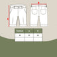 Sophisticated Green Cotton Bermuda Shorts