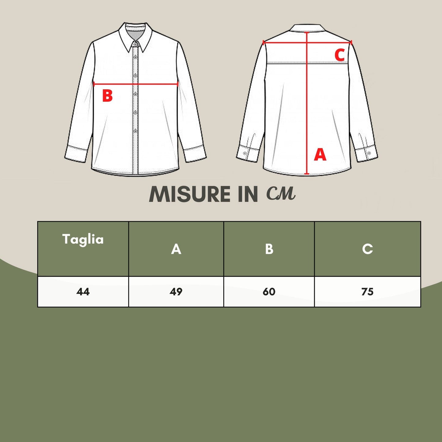 Elegant Green Cotton Shirt with French Collar
