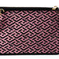 Elegant Greca Signature Leather Shoulder Bag