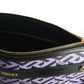 Exquisite Violet & Black Signature Shoulder Bag