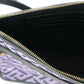 Exquisite Violet & Black Signature Shoulder Bag