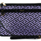 Exquisite Violet & Black Signature Shoulder Bag