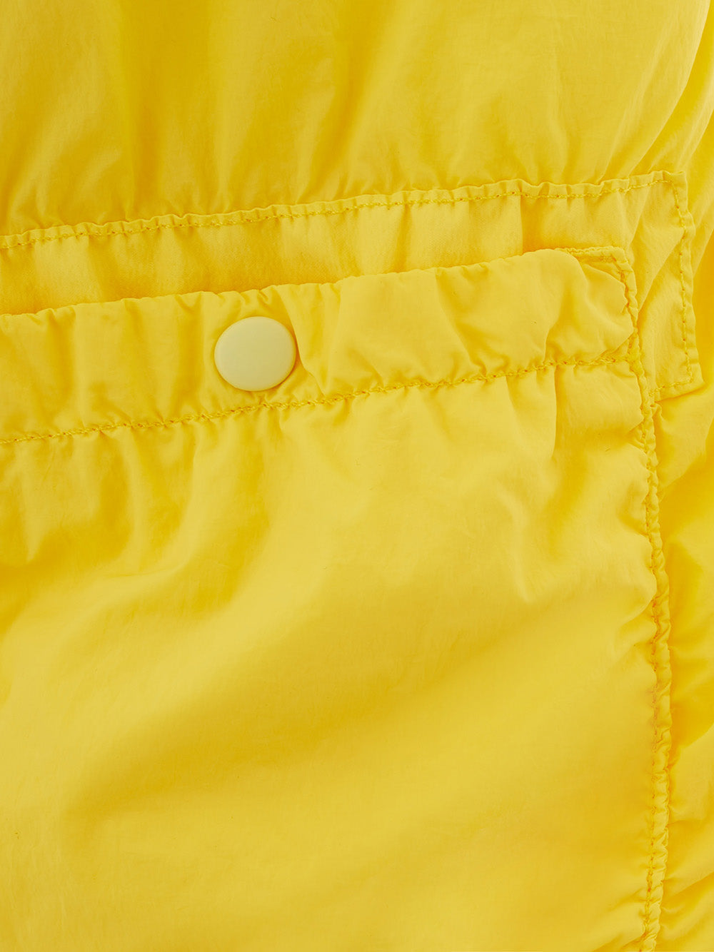 Elegant Yellow Quilted Lightweight Jacket