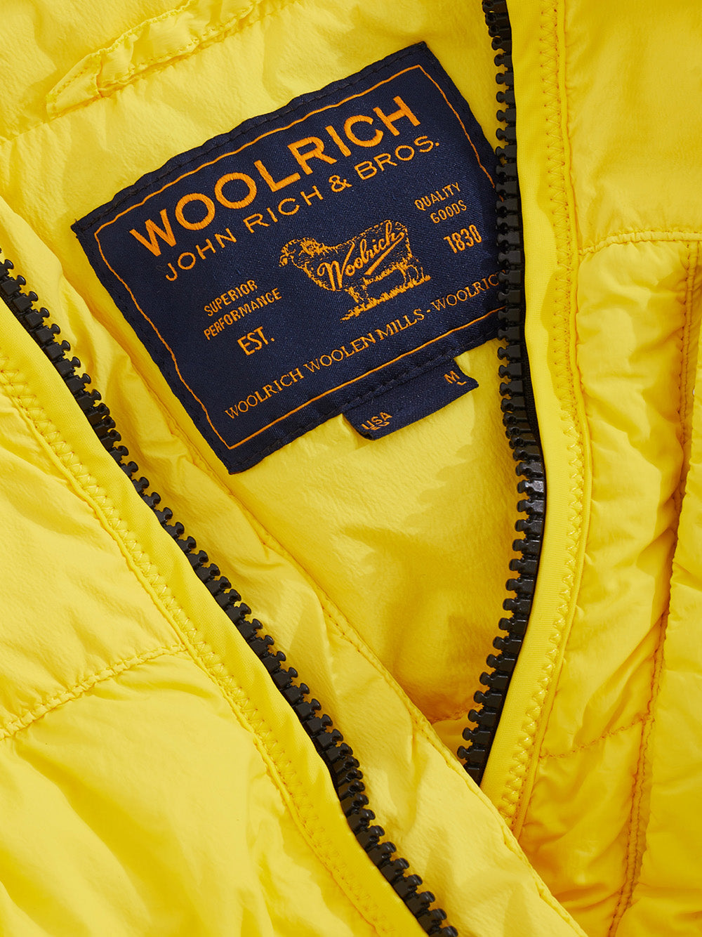 Elegant Yellow Quilted Lightweight Jacket