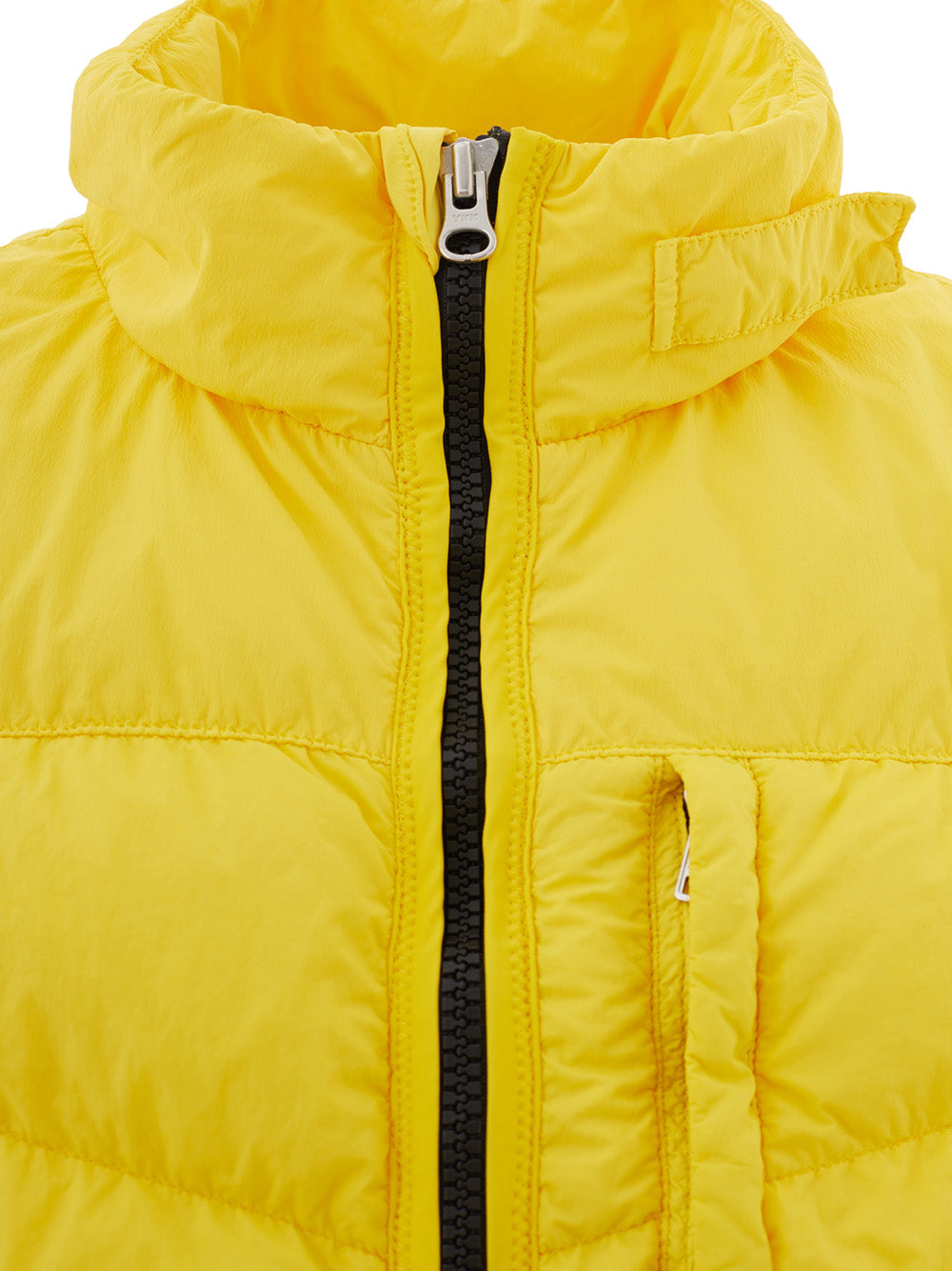 Elegant Yellow Quilted Lightweight Jacket