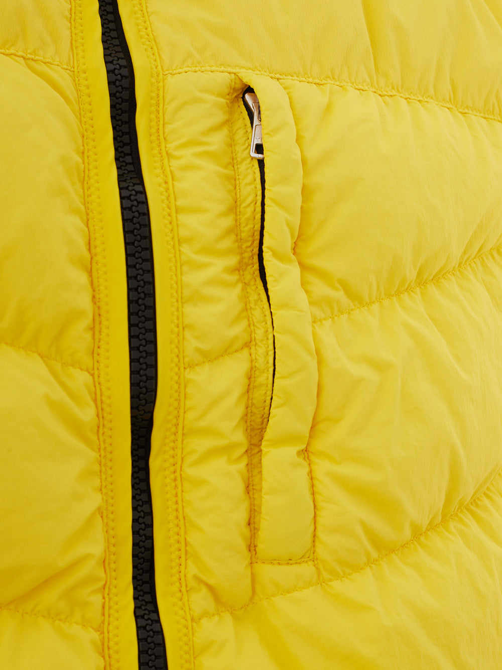 Elegant Yellow Quilted Lightweight Jacket