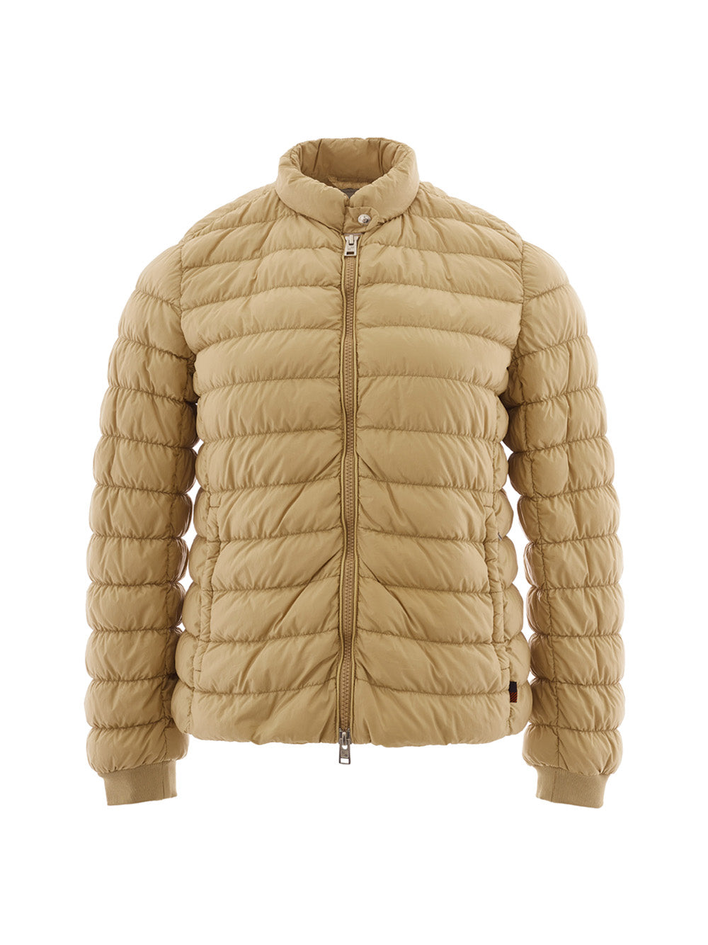 Chic Beige Quilted Lightweight Jacket