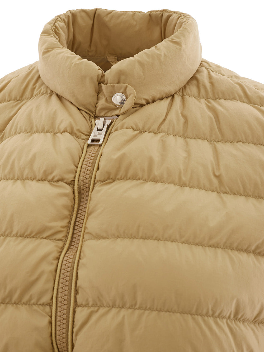 Chic Beige Quilted Lightweight Jacket