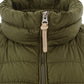 Elegant Green Quilted Bomber Jacket
