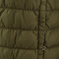 Elegant Green Quilted Bomber Jacket