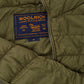 Elegant Green Quilted Bomber Jacket