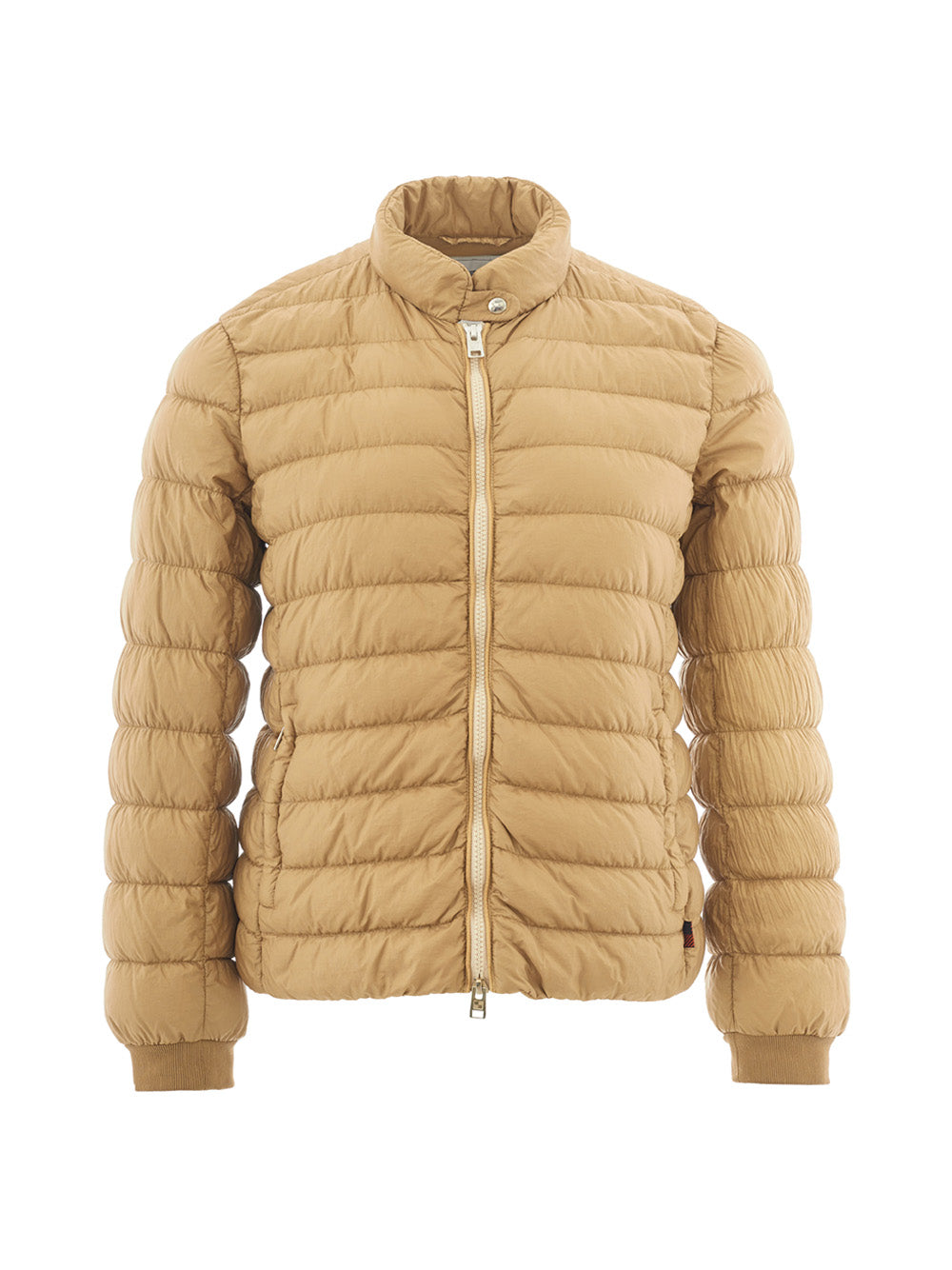 Chic Beige Lightweight Quilted Jacket