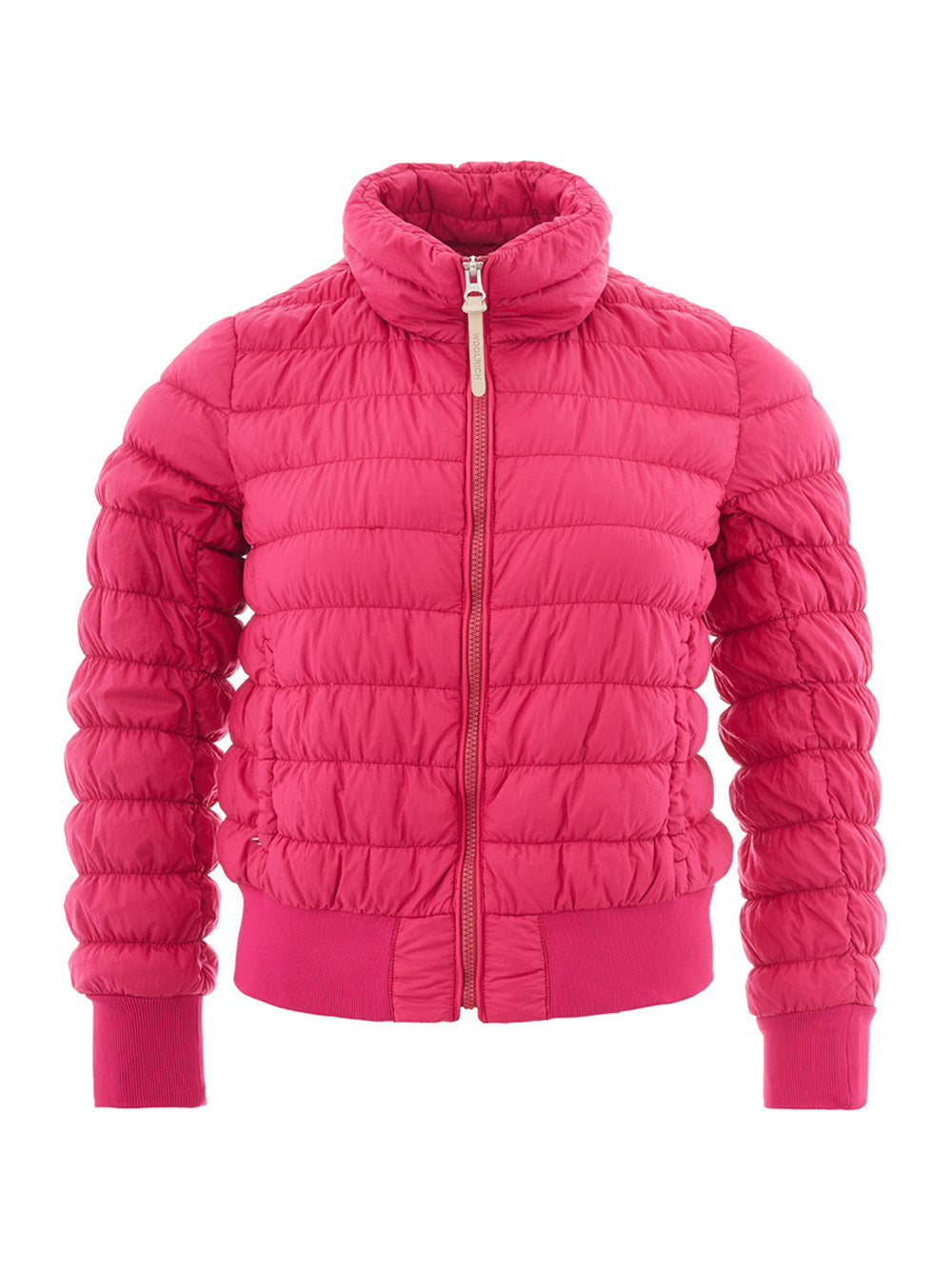 Elegant Fuchsia Bomber Jacket - Trendy Women's Outerwear