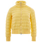 Chic Yellow Quilted Bomber Jacket