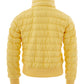 Chic Yellow Quilted Bomber Jacket