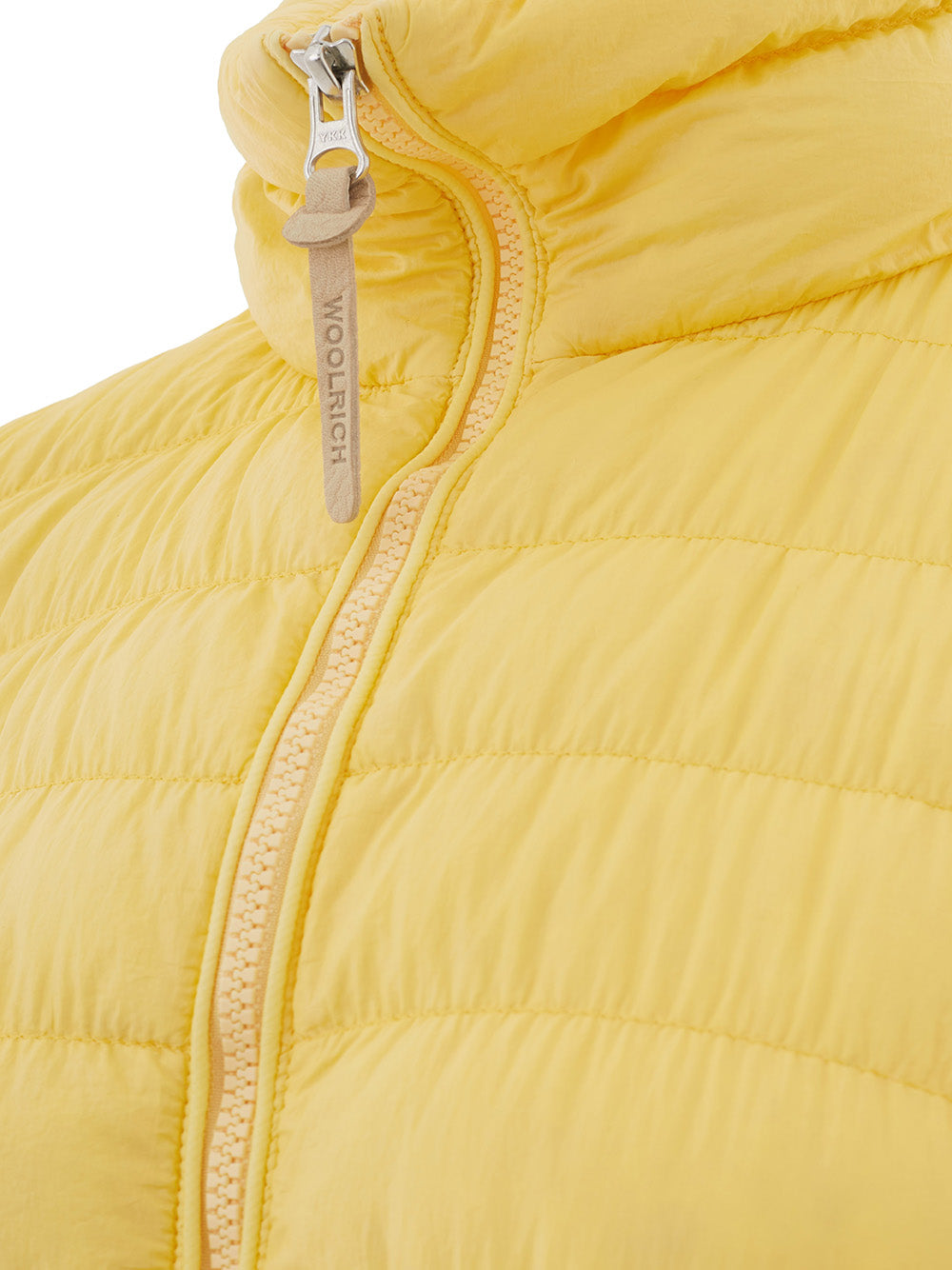 Chic Yellow Quilted Bomber Jacket