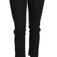 Elegant Polka Dot Cropped Trousers