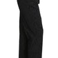 Elegant Black Pinstripe Dress Pants