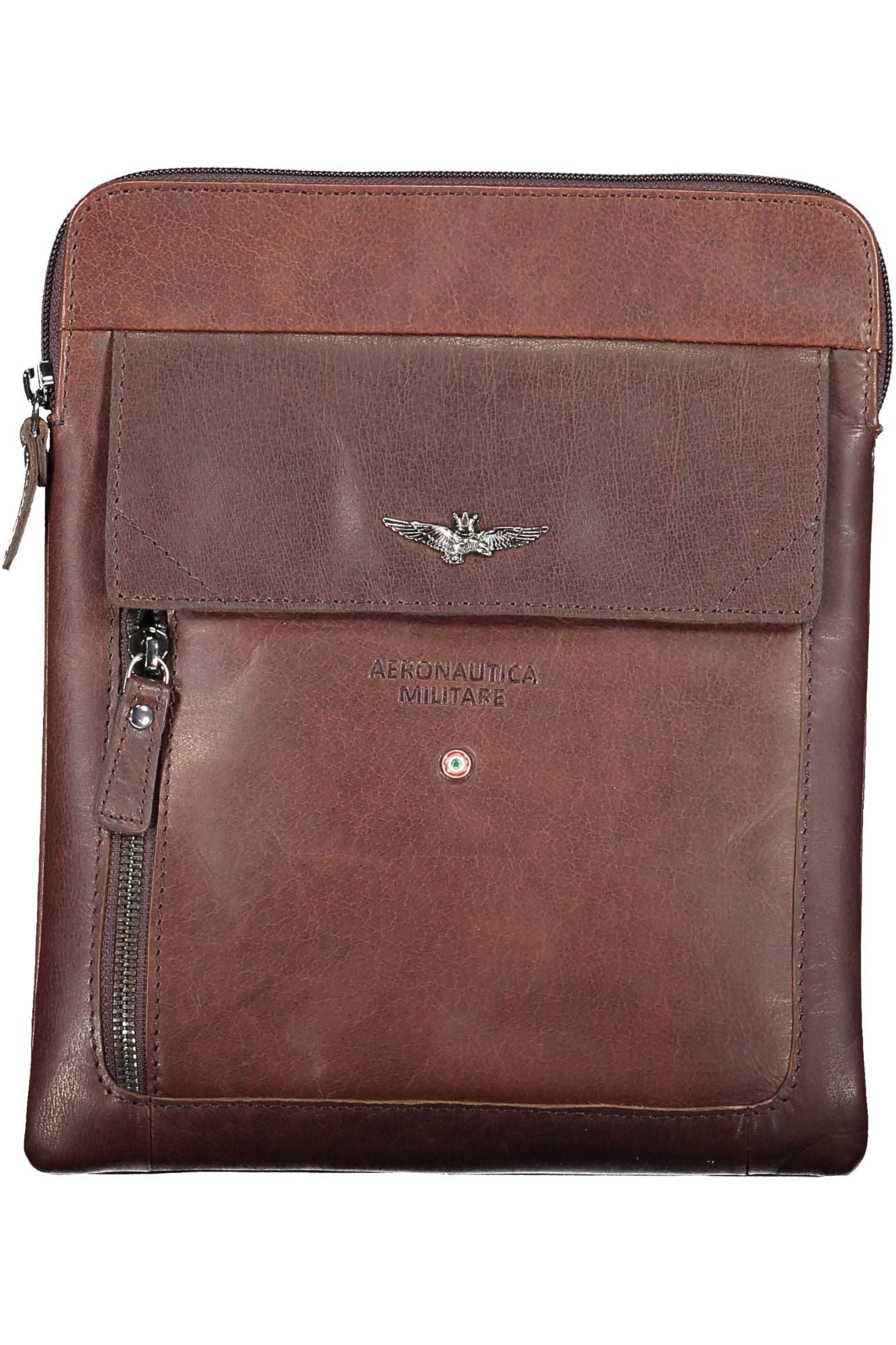 Elegant Brown Shoulder Strap Utility Bag