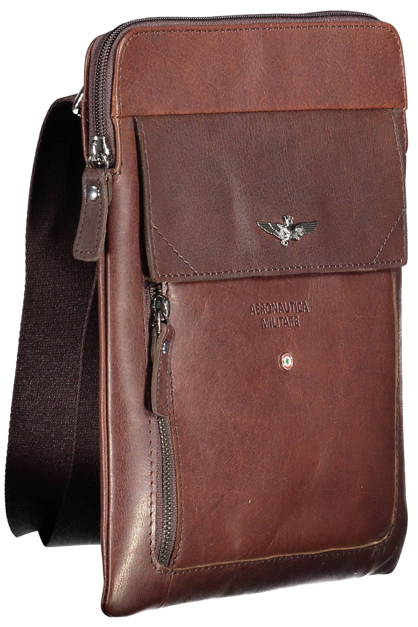 Elegant Brown Shoulder Strap Utility Bag