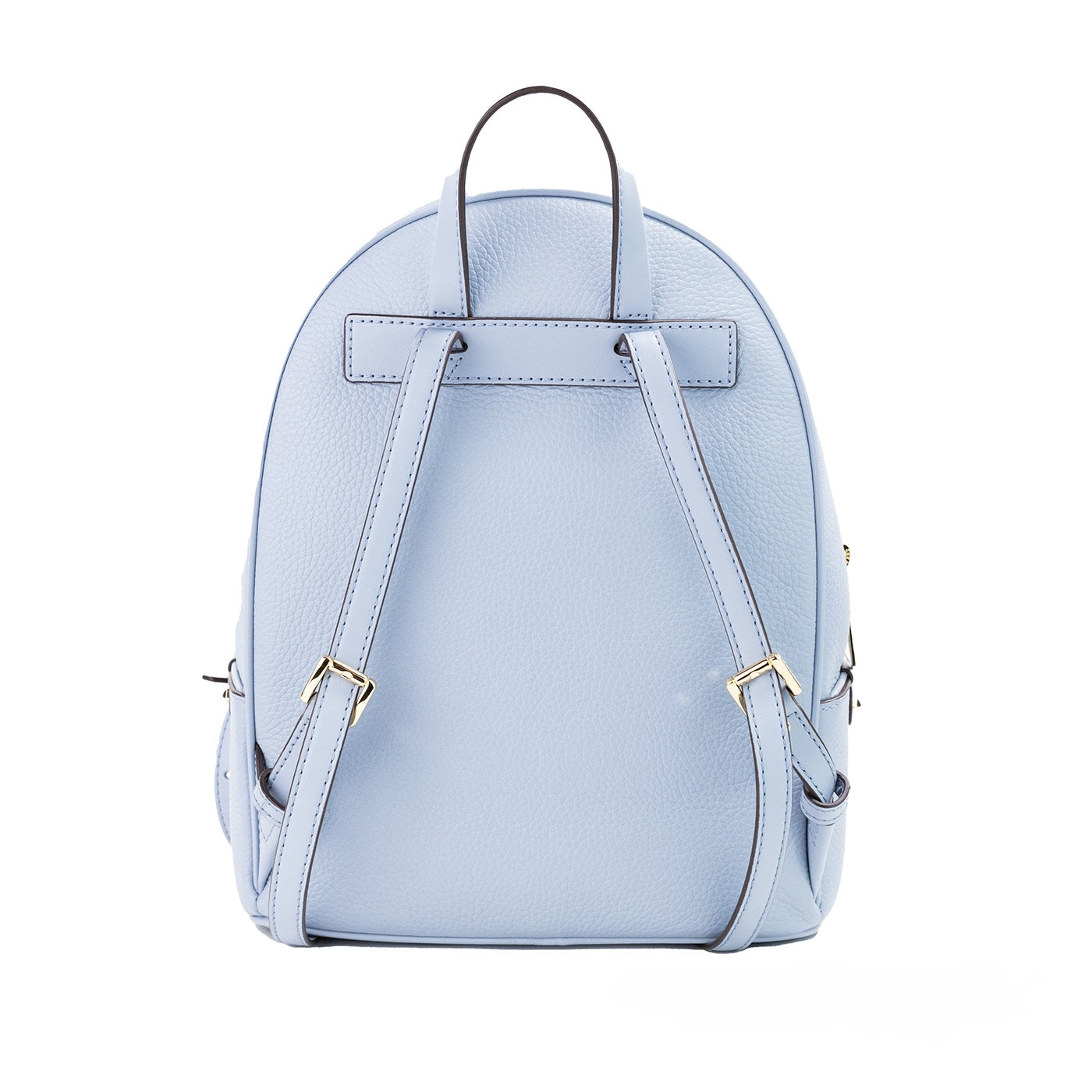 Adina Medium Pale Blue Pebble Leather Convertible Backpack BookBag