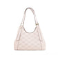 Arlo Large Powder Blush Leather Zip Shoulder Bag Satchel Purse