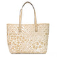 Carter Large Camel Animal Print PVC Open Tote Shoulder Bag Purse