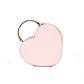 Love Shack Chalk Pink Saffiano Top Handle Heart Crossbody Handbag