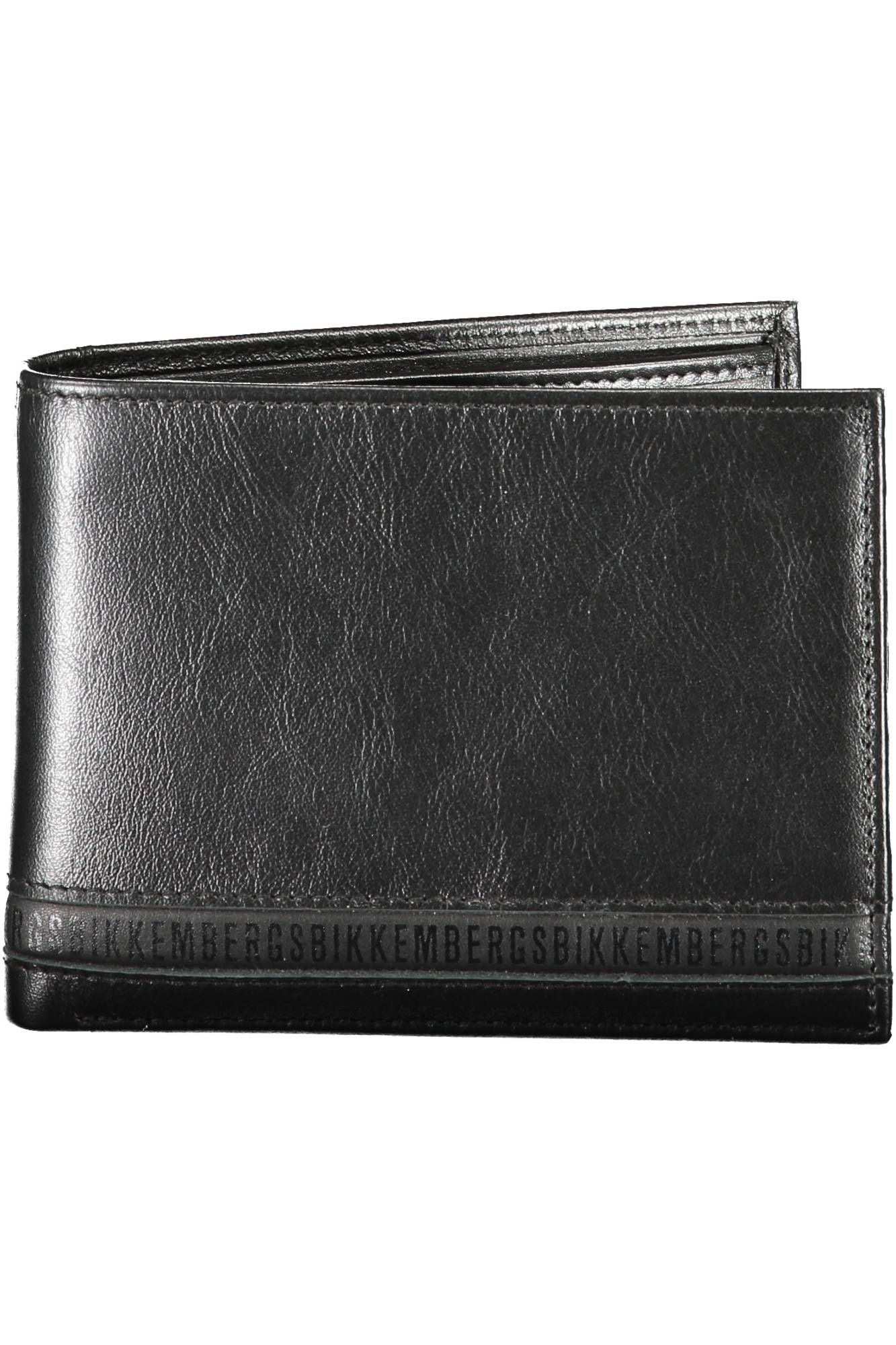 Sleek Black Leather Wallet with RFID Block