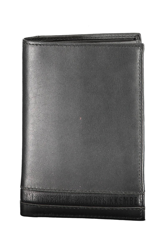 Sleek Dual-Compartment Leather Wallet