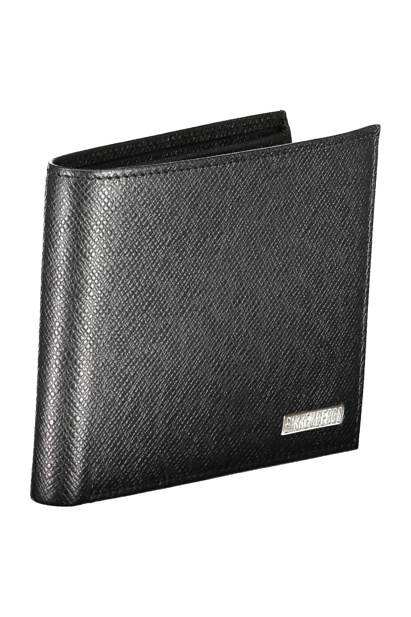 Sleek Black Leather RFID Blocking Men's Wallet