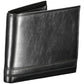 Sleek Black Leather Wallet with RFID Block