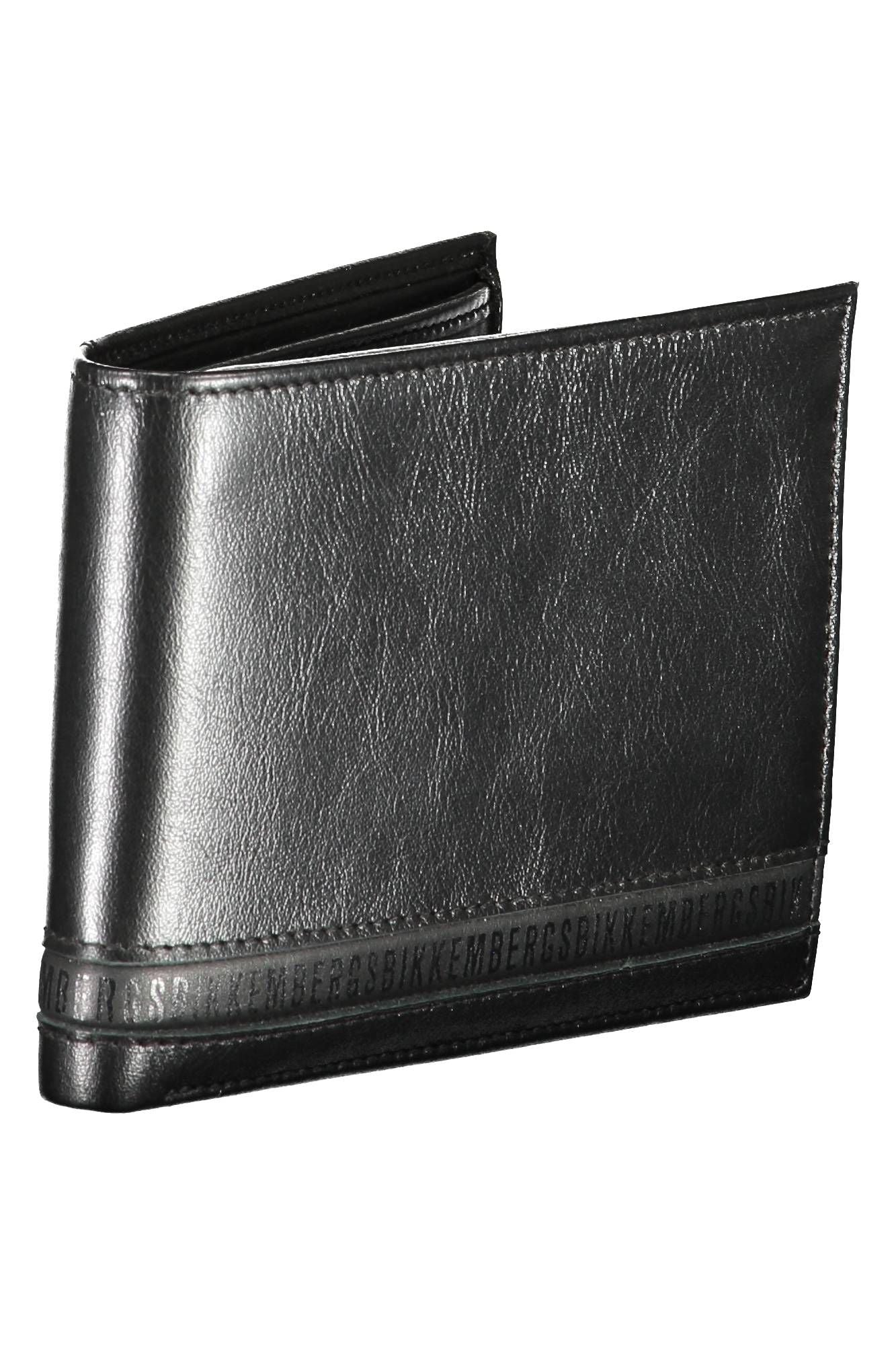 Sleek Black Leather Wallet with RFID Block