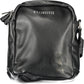 Sleek Black Shoulder Bag with Logo Detail