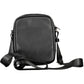 Sleek Black Shoulder Bag with Logo Detail