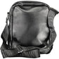 Sleek Black Shoulder Bag with Logo Detail