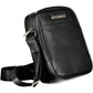 Sleek Black Shoulder Bag with Logo Detail