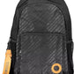 Elegant Black Nylon Backpack With Logo Detail