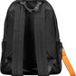 Elegant Black Nylon Backpack With Logo Detail