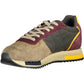 Chic Beige Sports Sneakers with Contrasting Details