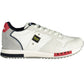 Sleek White Sneakers with Contrasting Accents
