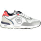 Sleek White Laced Sport Sneakers