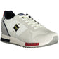 Sleek White Sneakers with Contrasting Accents
