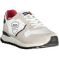 Chic White Sneakers with Contrasting Accents