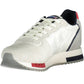 Sleek White Sneakers with Contrasting Accents