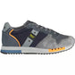 Electric Blue Fusion Sneakers with Contrasting Accents