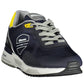 Sporty Lace-Up Sneakers with Contrasting Details
