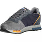 Electric Blue Fusion Sneakers with Contrasting Accents